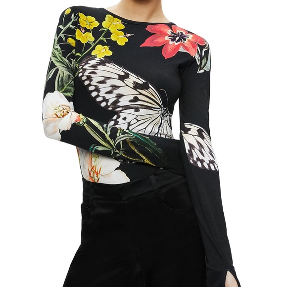 Alice + Olivia Tops - Alice + Olivia Delaina Long Sleeve Top